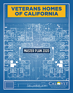 Cover of CalVet's Master Plan for its Veterans Homes of California.