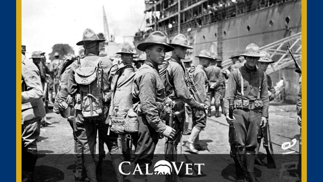 American troops line up on the streets of Nazarie. Saint