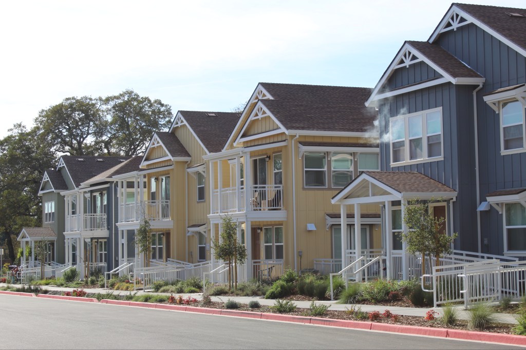 A view of Windsor Veterans Village apartments.