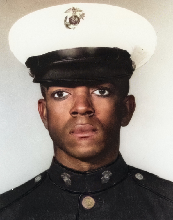 Headshot of Pvt. 1st Class James Anderson Jr., California’s only Black Medal of Honor recipient from the Vietnam War.
