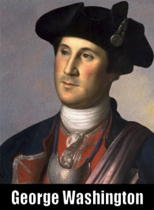 An early illustration of President George Washington.