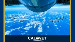 CalVet Logo with Air Force fighter planes.s