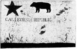 The original California Republic flag.