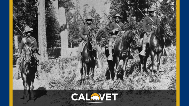 Buffalo Soldiers in California, 1903.