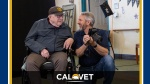 Photographer Mickey Strand and a resident of the Veterans Home of California-Chula Vista.