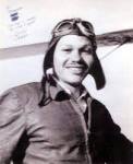 Archie Williams in aviator uniform.